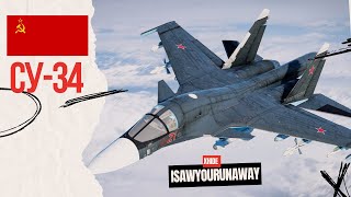 картинка: Су-34 как истребитель в #warthunder