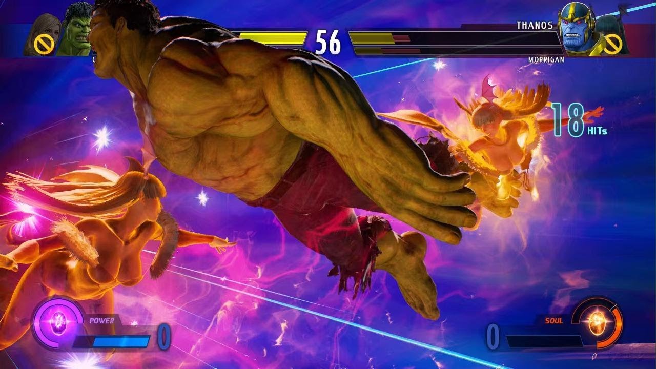 Marvel vs Capcom: Infinite (Hulk vs Thanos) - YouTube
