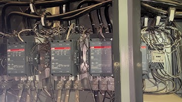 RTAC trane chiller starting with 4 contactors and transistor register