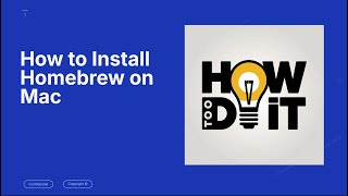 Fix “brew not found” on Mac | How to Install Homebrew in 2025 (Step-by-Step Guide)