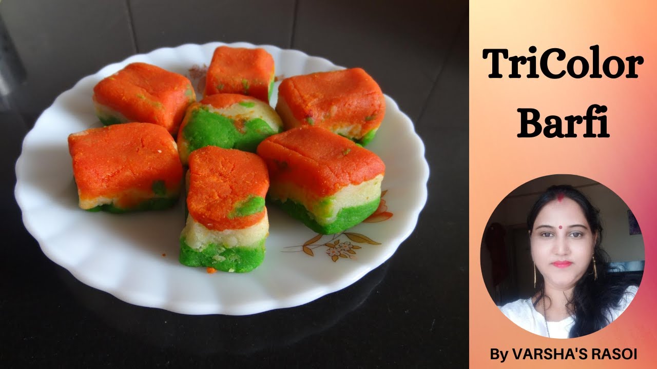 How to cook Tricolor Burfi | Tiranga Barfi Recipe | Independence Day Special | By Varsha