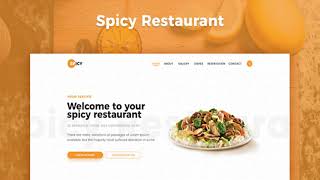 Spicy - Restaurant HTML5 Template | Themeforest Website Templates and Themes