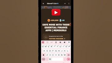 Save More With These Essential finance Apps | MemeGirls| Memefi New Video Code #telegram  #memefi