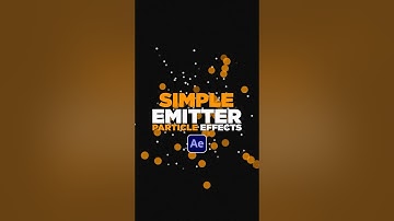 Create Accent Particle Effects in After Effects #tutorial