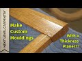 Make Custom Mouldings with a Simple Planer Sled