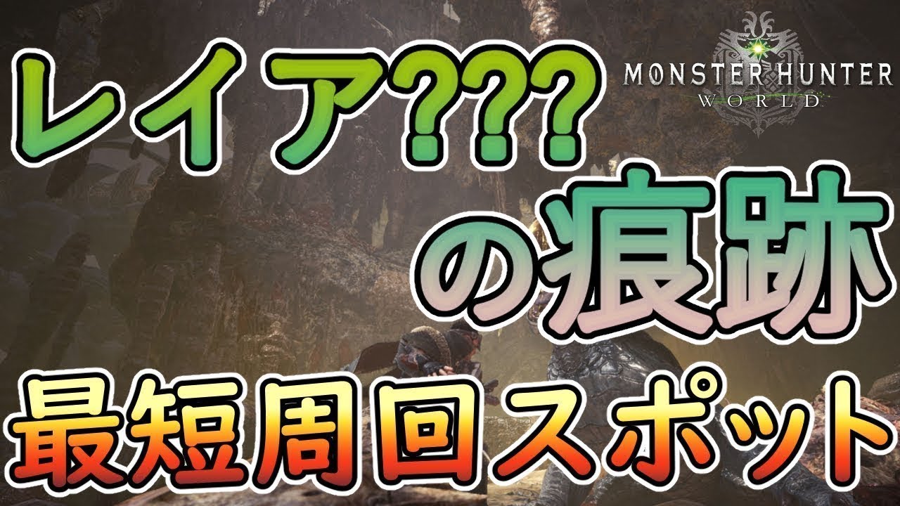 ｍｈｗ リオレイア 痕跡集めかた Youtube