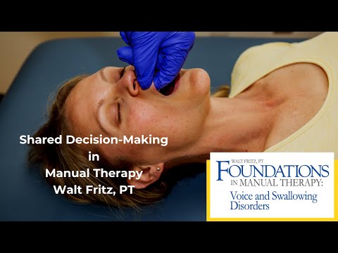 Shared decision-making in the manual therapy setting