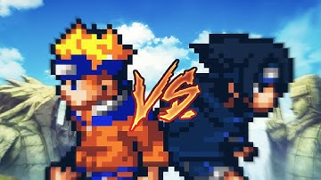 NARUTO VS SASUKE | REMAKE | Sprite Animation