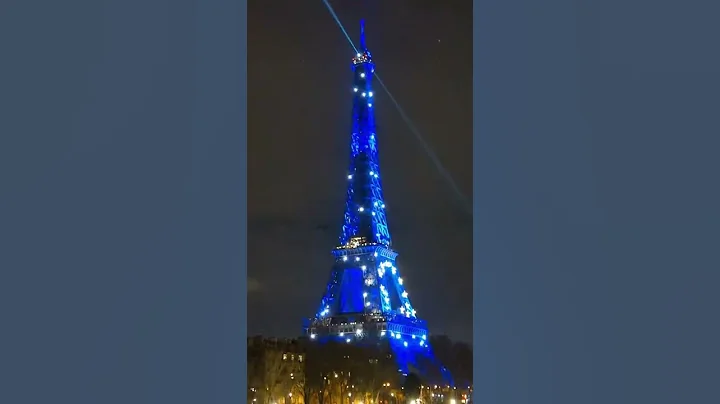 Paris Eiffel tower by night! #paris #eiffeltower - DayDayNews