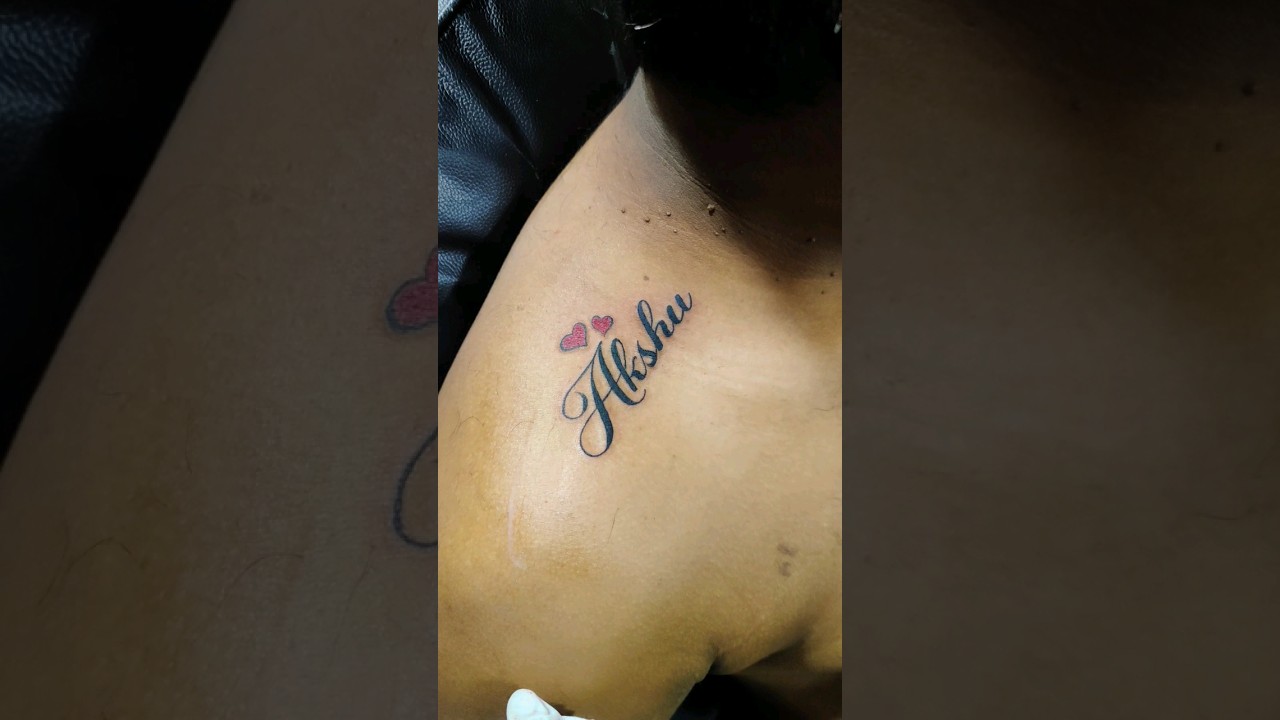 New akshu name tattoo Quotes, Status, Photo, Video | Nojoto