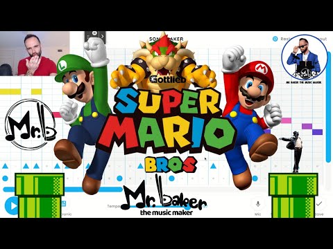 SUPER MARIO BROS Theme Song on Chrome Music Lab