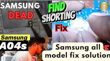 Samsung A04s SM-A047F Dead Fix: Step-By-Step Guide | Samsung A04s dead solution (SM-A047F)