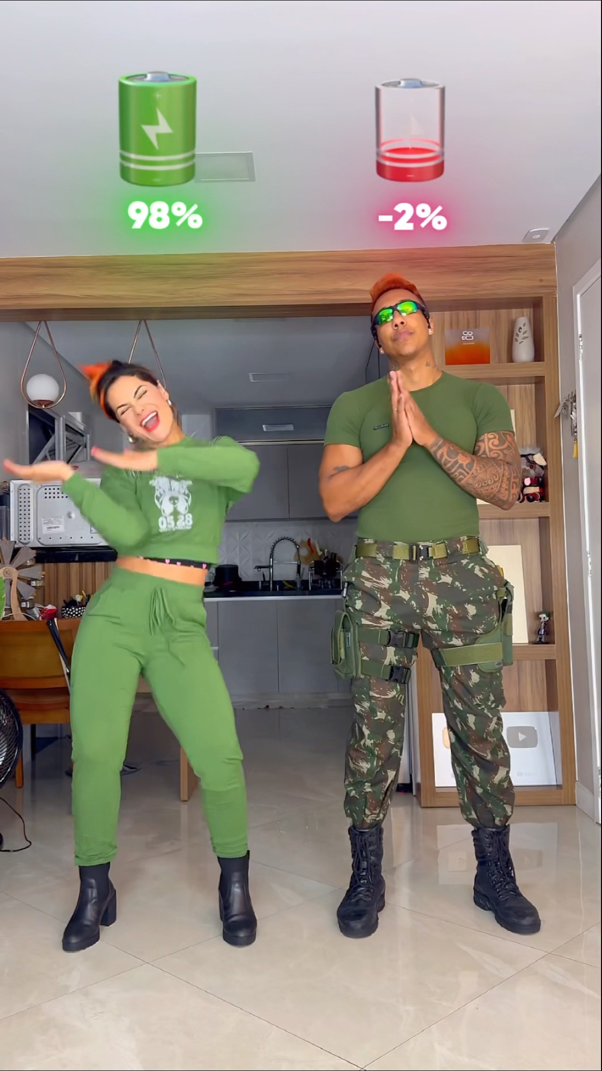 Quantos % está sua bateria? ?? ​⁠ #dance #entretenimento ​⁠@ApolloSant