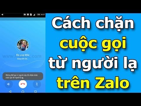 Cách chặn cuộc gọi từ người lạ trên Zalo mới nhất mới nhất 2023