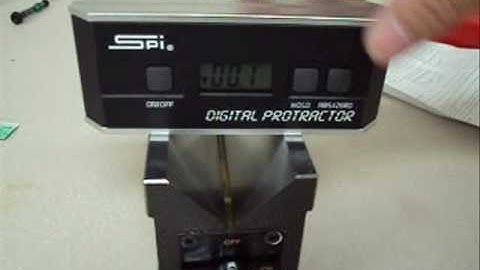 Spi Digital Protractor Test