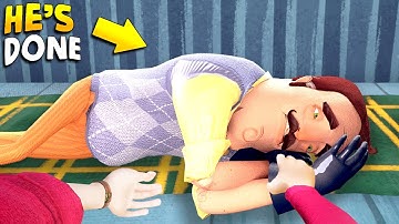 THE NEIGHBOR GIVES UP!!! | Hello Neighbor Gameplay (Mods)