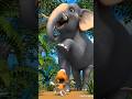 Unlikely Best Friends 🐶🐘😭#shorts #ai #cartoon #elephant #dog