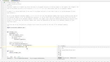 Euler and Python! Ep 023 - Non-abundant Sums