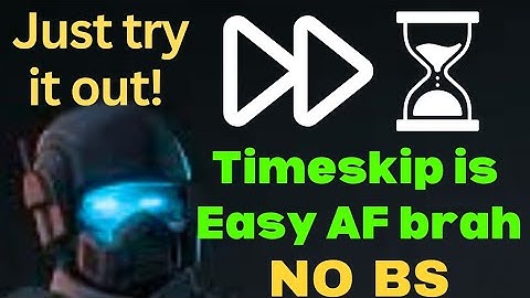 How to actually time skip in Faction Shop SAS4