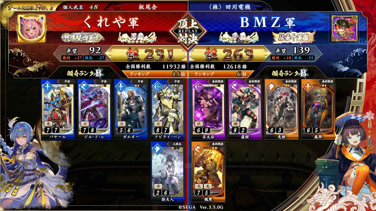 英傑大戦 頂上対決【2026/08/29】くれや VS BMZ - YouTube
