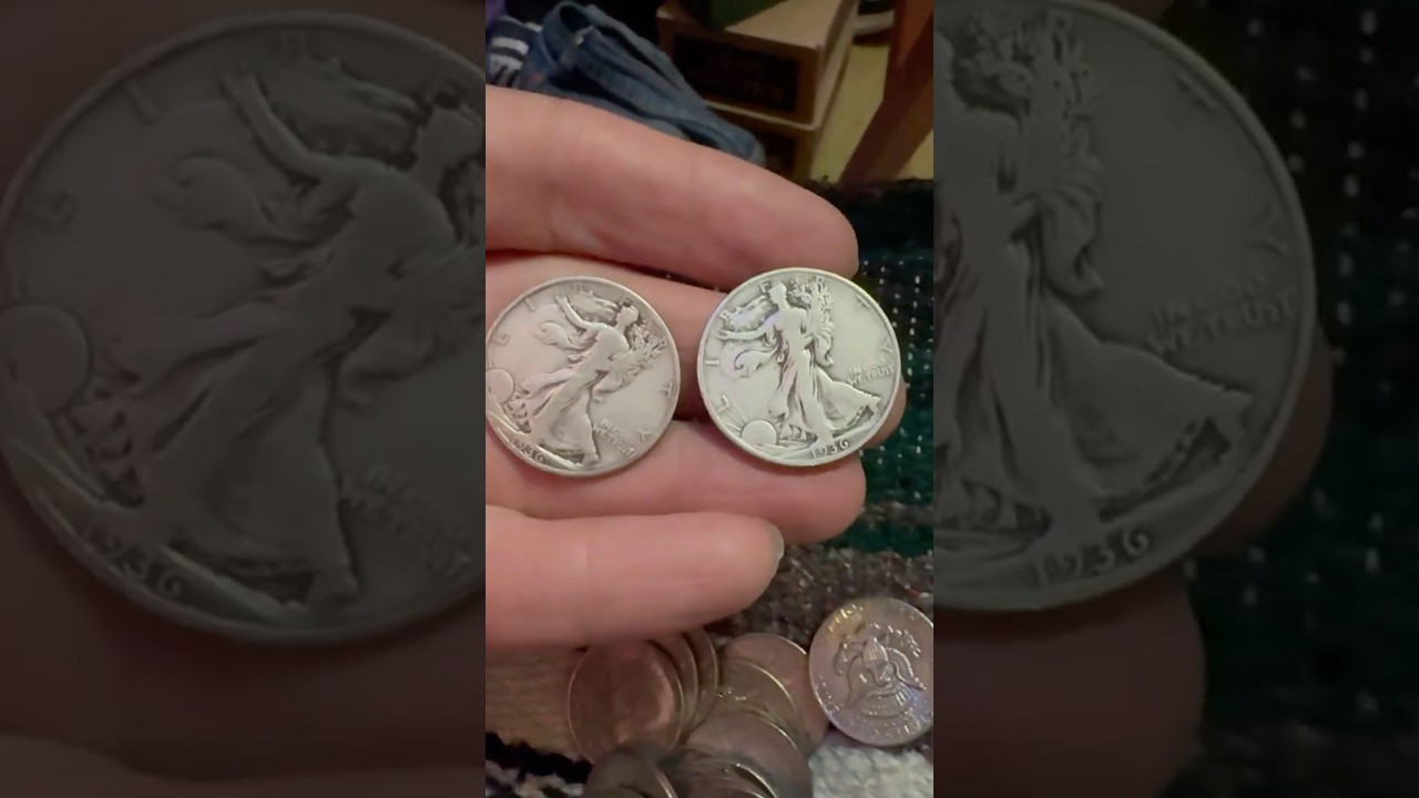 Found 2 90% Walking Liberty ￼Half Dollars 