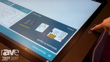 ISE 2017: D3 Demonstrates T Series Touch Table