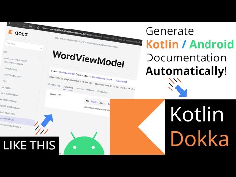 How to use Dokka Documentation Engine for Android Gradle App to generate KDoc, Javadoc automatically