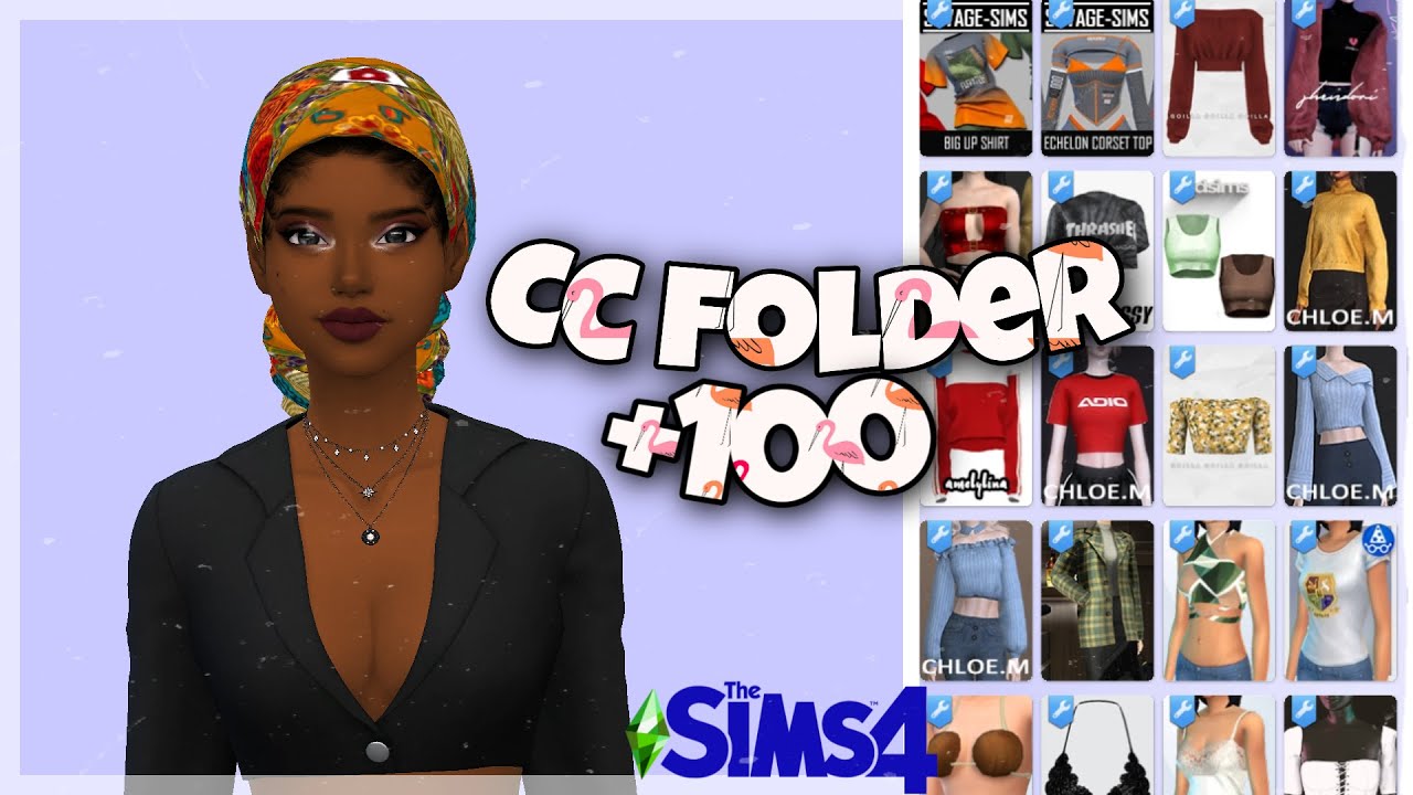 sims 4 cc finds folder included