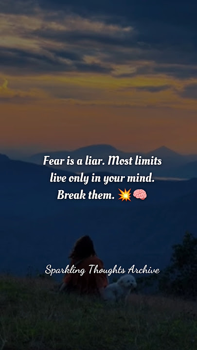Most Fears Are in Your Mind 🧠🔥 Break Them Today! #shorts #youtubeshorts
