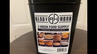 Ready Hour two week food supply bucket review
