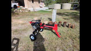 BAUMR AG 20 Tonne Petrol Hydraulic Towed Wood Log Splitter HPS600 Running Test