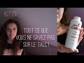 Astuce  tout ce que vous ne savez pas sur le talc 