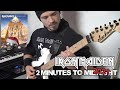 Iron maiden  2 minutes to midnight  full guitar cover tabs  midi  all guitars