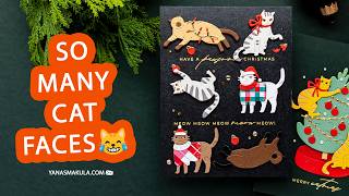 How to Use the Christmas Cats Dies.