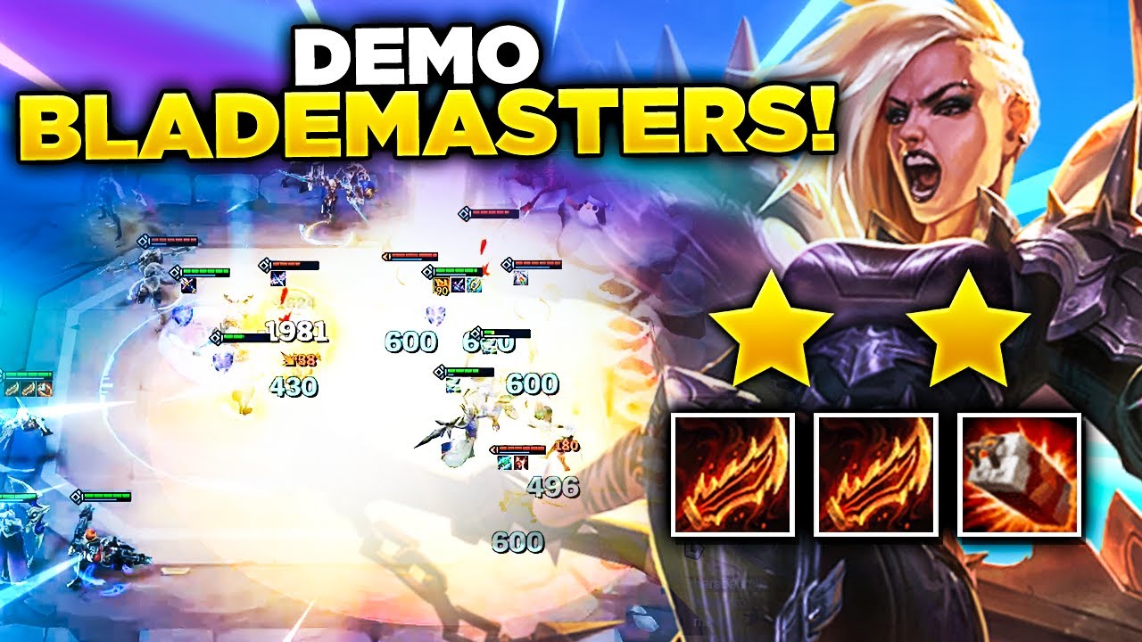 DEMO BLADEMASTERS! KAYLE STUNS EVERYONE! | TFT | Teamfight Tactics Galaxies