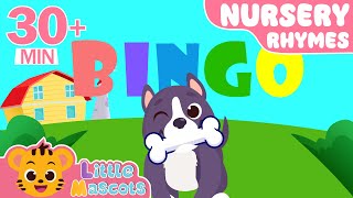 Bingo Song + Colors Of The Rainbow + more Little Mascots Nursery Rhymes & Kids Songs
