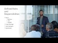Defined Roles and Responsibilities