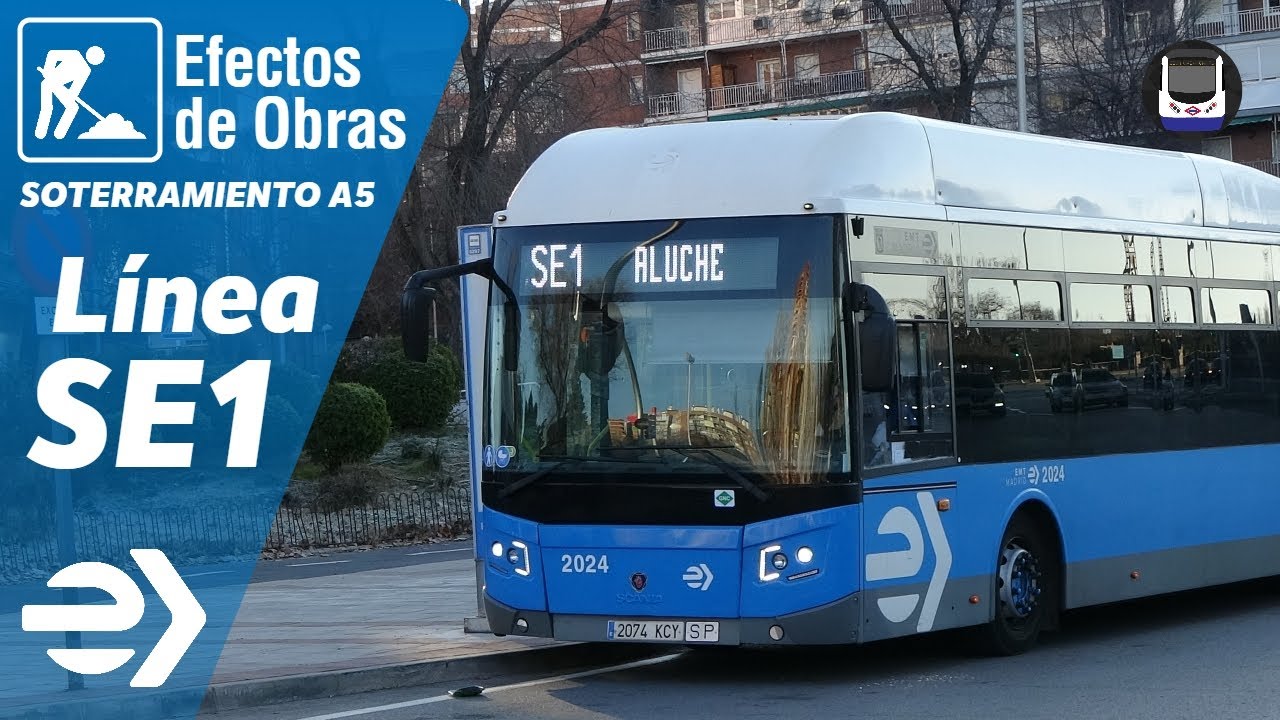 Línea SE1 (Aluche - Cuatro Vientos) | Efectos de Obras