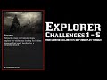 Explorer Challenges 1-5 [RDRII]