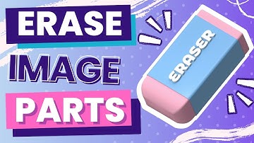 How to erase part of an image in Canva - Great way to cover up!