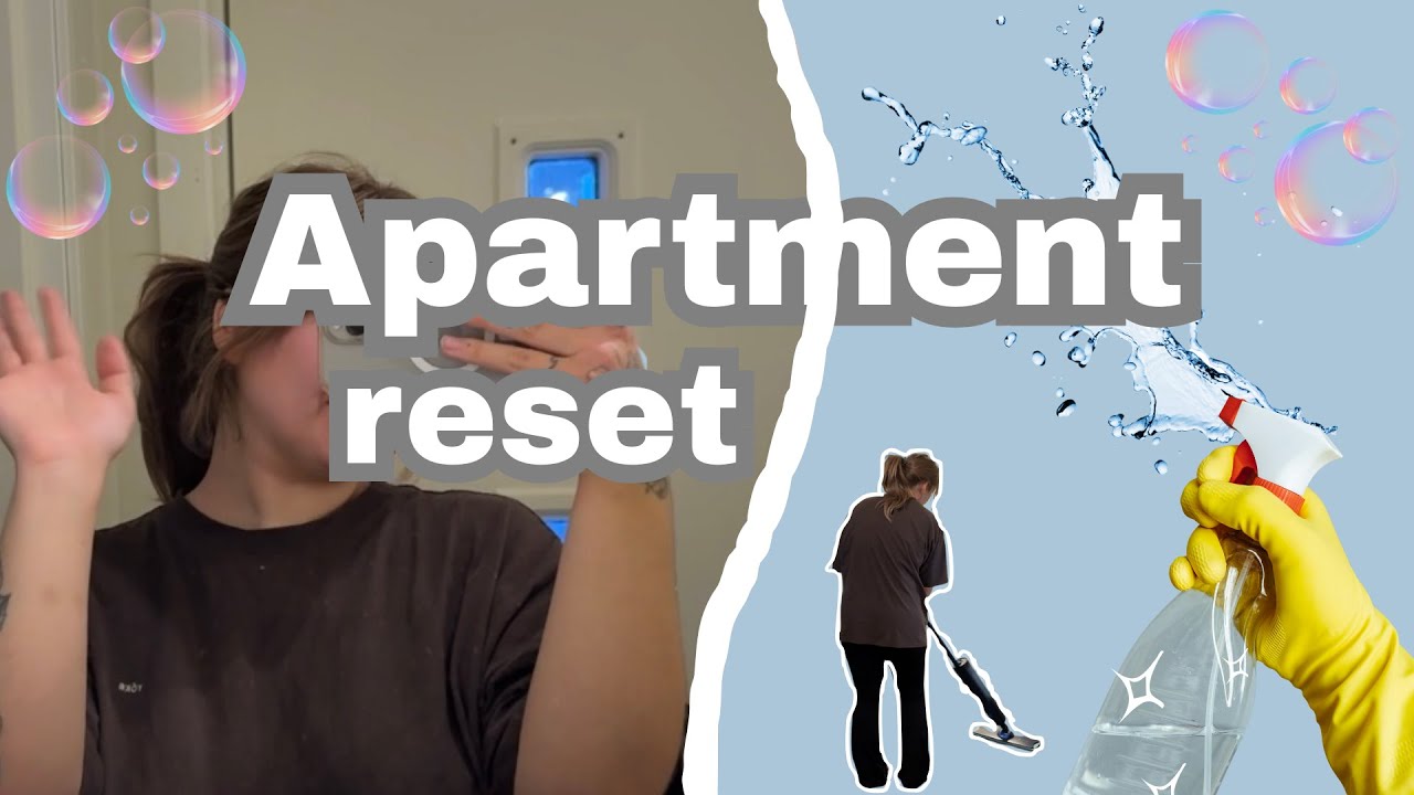 How i do an apartment reset 🫧🧼 *timelapse*