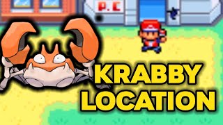 How to Catch Krabby in Pokemon FireRed or LeafGreen!