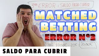 🚀Ser ALTAMENTE RENTABLE haciendo 🤑MATCHED BETTING en Apuestas Deportivas. ERROR: No CUBRIR Siempre.