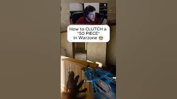 How to CLUTCH a *50 PIECE* in Warzone 🤯  #warzone #rebirth #callofduty #shorts #shortvideo