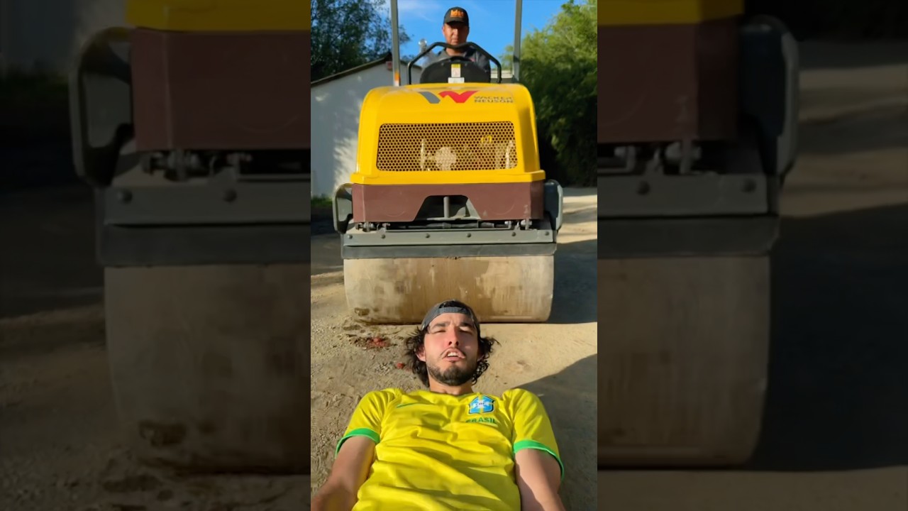 ASI ES LA APLANADORA MAS POTENTE DEL MUNDO😱ME APLASTO?
