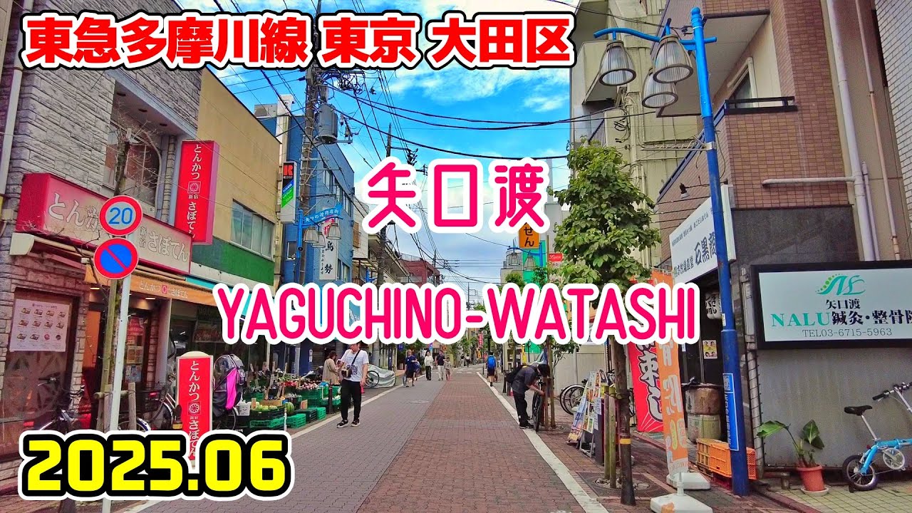 矢口渡駅周辺を散歩｜東京 大田区｜Tokyo Japan walk in Yaguchinowatashi ota-ku 2025-06