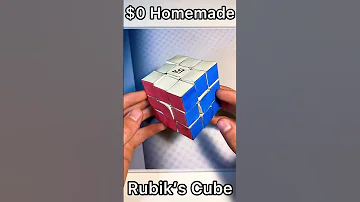 $0 Rubik’s Cube vs $90 Smart Cube #shorts