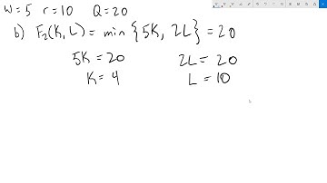 Cost Minimization Exercise