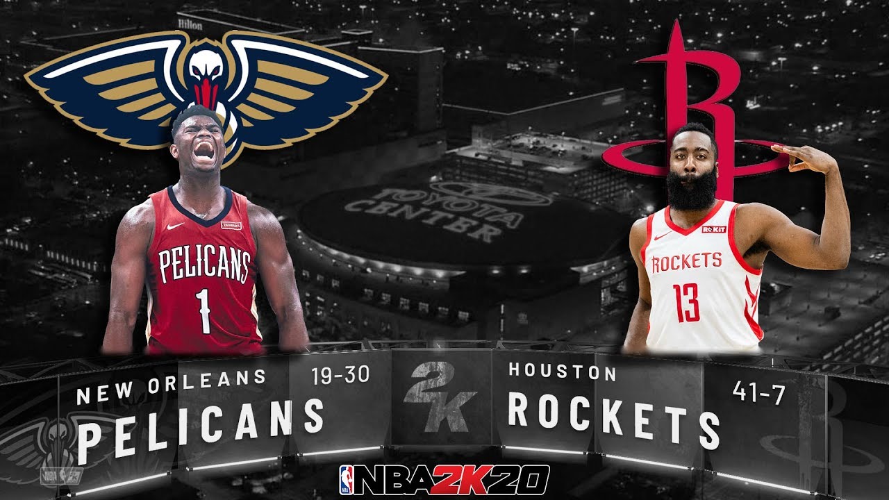PELICANS vs ROCKETS NBA 2K20 Gameplay 2/2/2020 YouTube