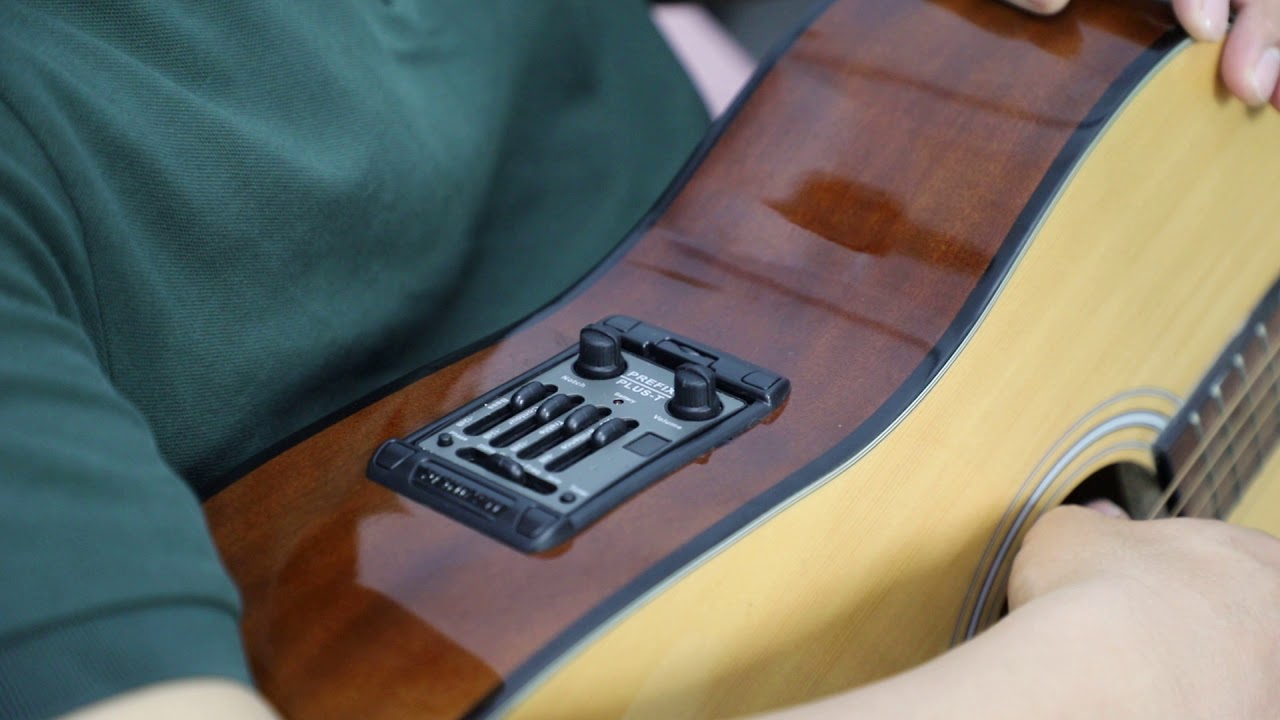 Acoustic Guitar Pickup Fishman Prefix Plus-t Test and Performance